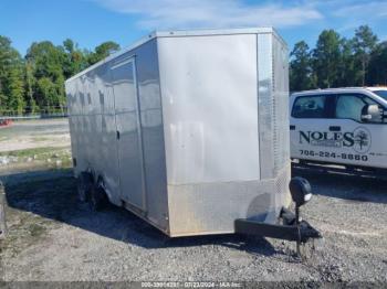  Salvage Diamond Enclosed Cargo Trailer