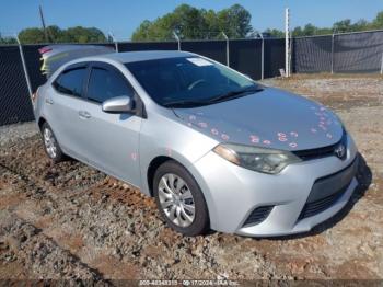  Salvage Toyota Corolla