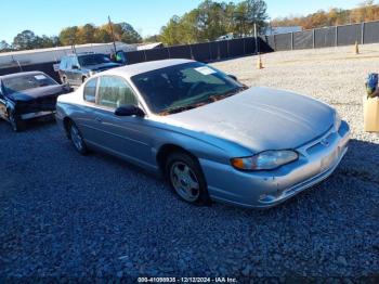  Salvage Chevrolet Monte Carlo