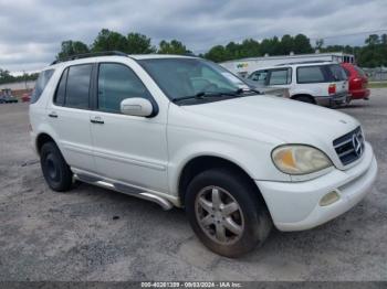  Salvage Mercedes-Benz M-Class