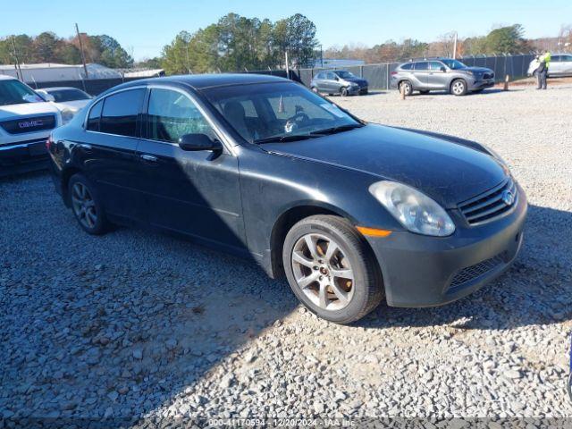  Salvage INFINITI G35x