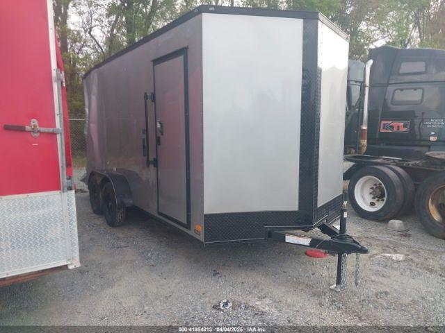  Salvage Nationcraft Llc Enclosed Trailer