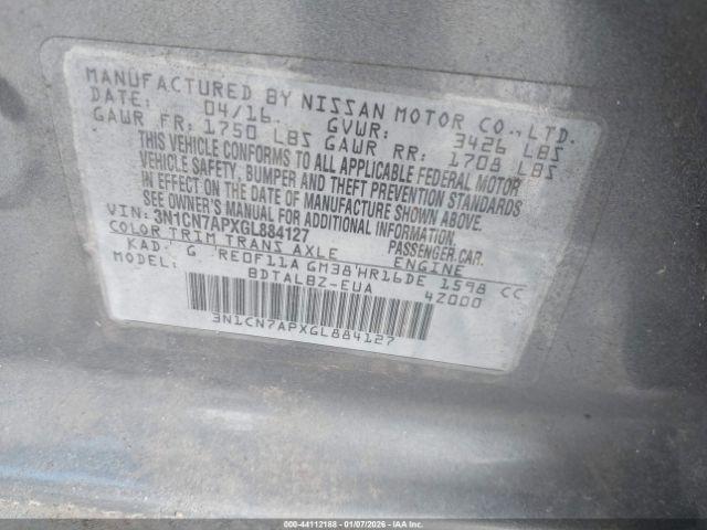 Nissan Versa 1.6 Sv Image 7