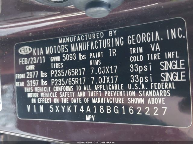 Kia Sorento Lx Image 9