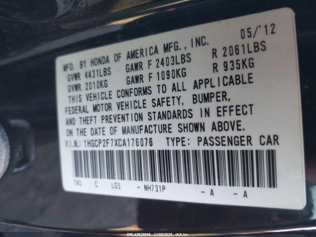 Honda Accord 2.4 Ex Image 3