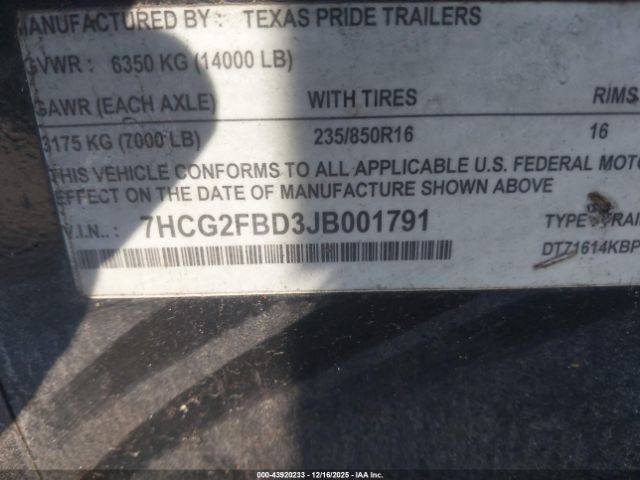 Texas Pride Trailers Utility Dump Trailer Image 6