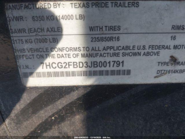 Texas Pride Trailers Utility Dump Trailer Image 6